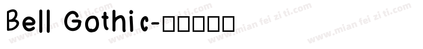 Bell Gothic字体转换